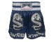 Pantalon de Muay Thai Lumpinee : LUM-038 Azul marino